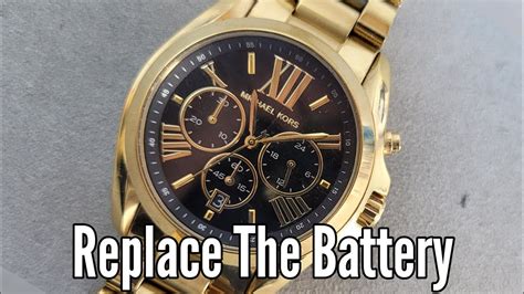 michael kors watch needs new battery|Michael Kors smartwatch battery replacement.